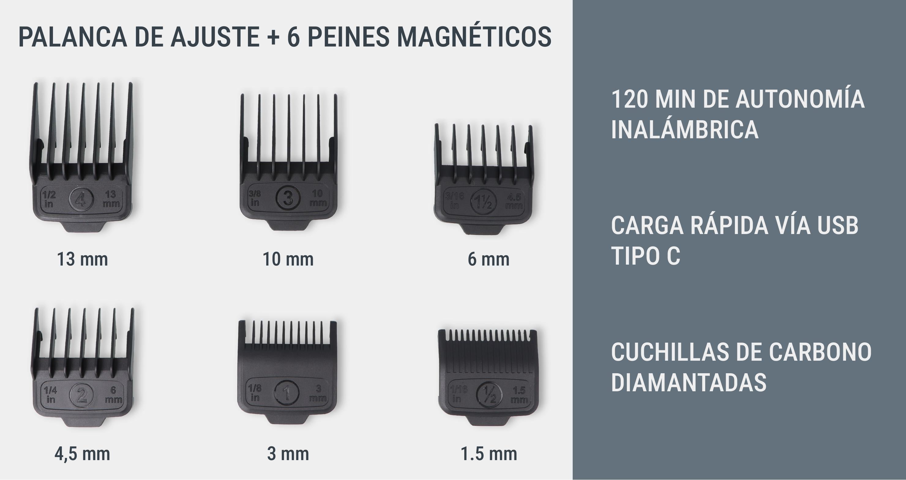 Máquina de corte X·Tech Ragnar | Profesional de barbería